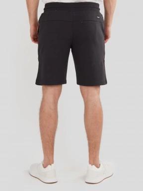 Fundango Delon Sweatshort férfi tréning rövidnadrág fekete színben 3