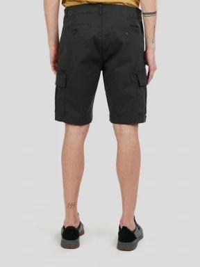 Fundango Zack Cargo Shorts férfi oldalzsebes rövidnadrág szürke színben 3