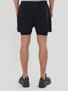 Fundango Corris Running Shorts férfi sport rövidnadrág fekete színben 3