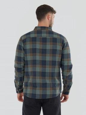 Fundango Roddy Lined Shirt férfi ingkabát kék színben 3