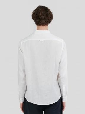 Fundango Ronan Shirt férfi hosszú ujjú ing fehér színben 3