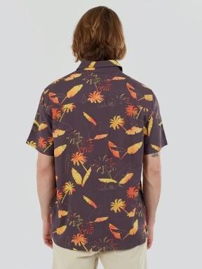Fundango Chase Shirt férfi rövid ujjú ing sötétkék színben 3