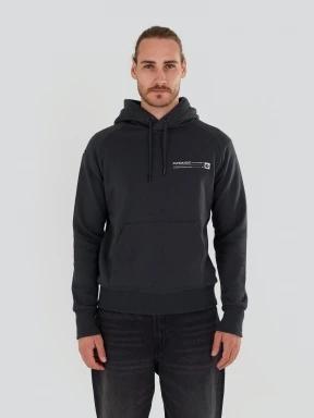 Fundango Talis Hooded Sweatshirt férfi kapucnis pulóver szürke színben 1