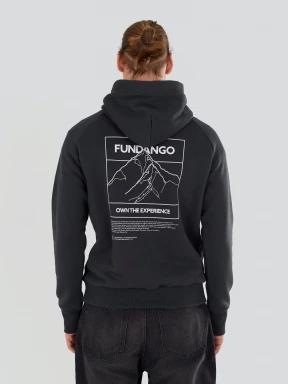 Fundango Talis Hooded Sweatshirt férfi kapucnis pulóver szürke színben 3