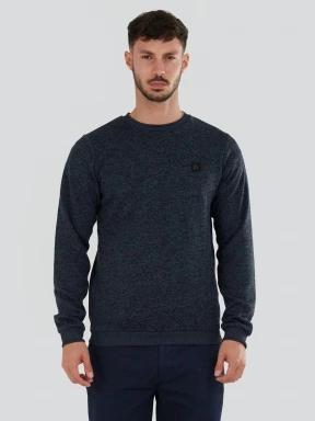 Fundango Randall Pullover férfi pulóver sötétkék színben 1