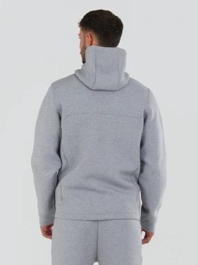 Fundango Hamal Tech Hoodie férfi kapucnis pulóver szürke színben 3