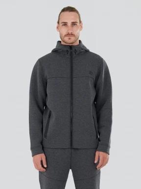Fundango Hamal Tech Hoodie férfi kapucnis pulóver fekete színben 1