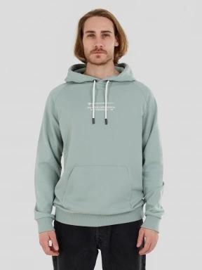 Fundango Kronos Hooded Sweatshirt férfi pulóver zöld színben 1