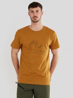 Fundango Legend T-shirt férfi rövid ujjú póló sárga színben 1