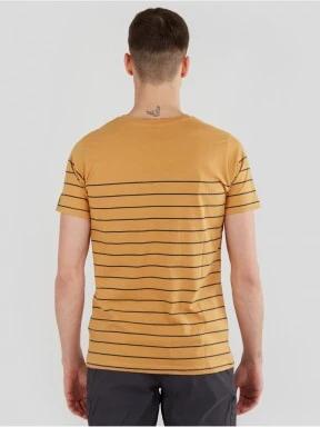 Fundango Jaggy Pocket T-shirt férfi rövid ujjú póló sárga színben 3