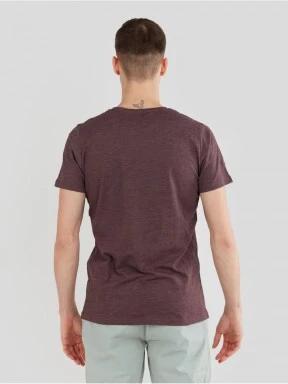 Fundango Jaggy Structured T-Shirt férfi rövid ujjú póló piros színben 3