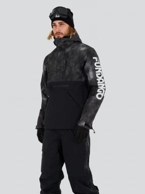 Fundango Tilbury ECO Logo Anorak férfi síkabát fekete színben 1