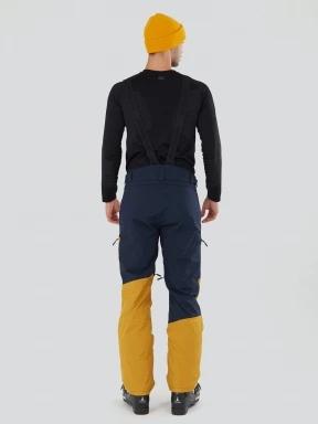 Fundango Teak Colourblock Pants férfi sínadrág sárga színben 3