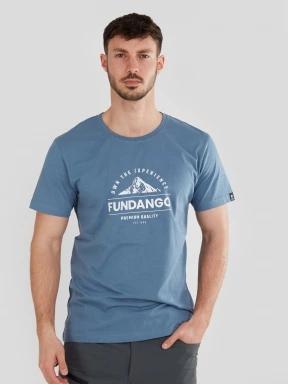 Fundango Basic-T Logo 12 férfi rövid ujjú póló kék színben 1