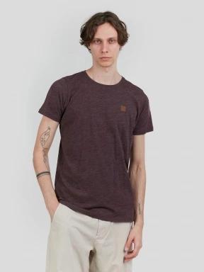 Fundango Jaggy Structured T-shirt férfi rövid ujjú póló piros színben 1