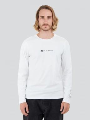 Fundango Long-T Longsleeve T-shirt férfi hosszú ujjú póló fehér színben 1