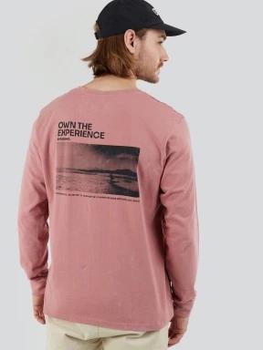 Fundango Surfer Graphic-T férfi hosszú ujjú póló rózsaszín színben 1