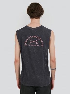Fundango Alon Surf Tank-T férfi atléta fekete színben 3