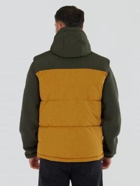 Fundango Karl Padded Vest férfi mellény sárga színben 3