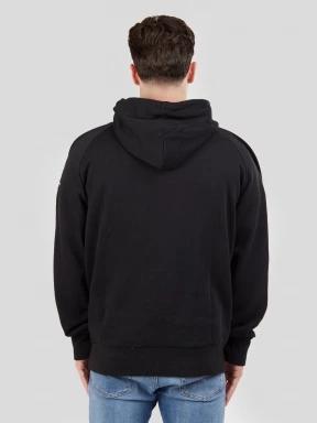 Fundango Talis Hooded Sweatshirt férfi pulóver fekete színben 3