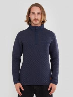 Fundango Vertigo Sweatshirt férfi pulóver sötétkék színben 1