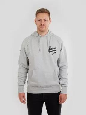 Fundango Talis Hooded Sweatshirt férfi kapucnis pulóver fehér színben 1