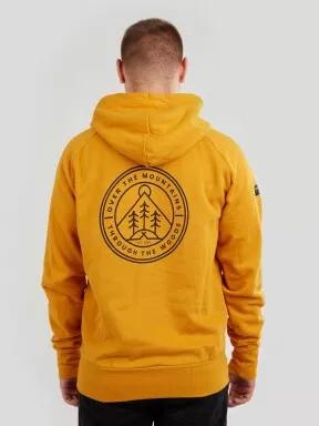 Fundango Talis Hooded Sweatshirt férfi kapucnis pulóver sárga színben 3