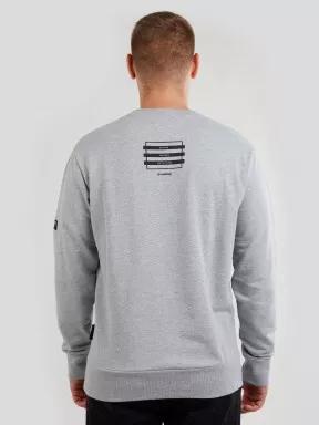 Fundango Warren Sweatshirt férfi pulóver szürke színben 3