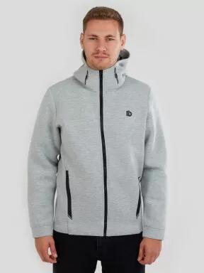 Fundango Hamal Tech Hoodie férfi kapucnis pulóver szürke színben 1