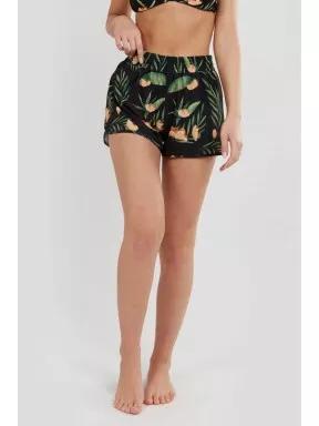 Fundango Elderberry Boardshort női boardshort multikolor színben 1