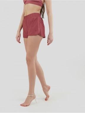 Fundango Elderberry Boardshort női beach short piros színben 1