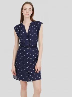 Fundango Mona Dress női ruha sötétkék színben 1