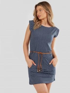 Fundango Sagitta Dress női ruha sötétkék színben 1