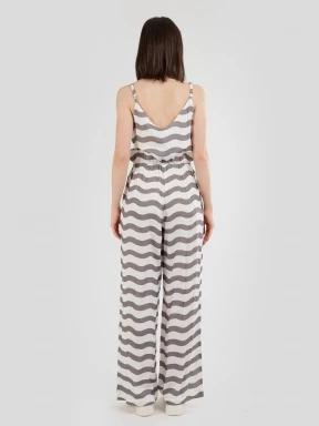 Fundango Alisha Jumpsuit női overál oliva színben 3