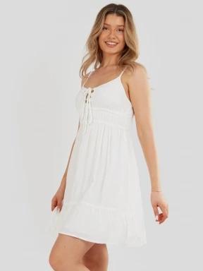 Fundango Sarah Mono Dress női ruha fehér színben 1