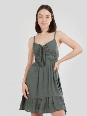 Fundango Sarah Mono Dress női ruha oliva színben 1