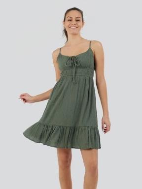 Fundango Sarah Mono Dress női ruha oliva színben 1