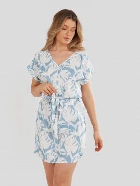Fundango Palmetta Dress női ruha kék színben 1