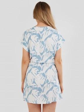 Fundango Palmetta Dress női ruha kék színben 3