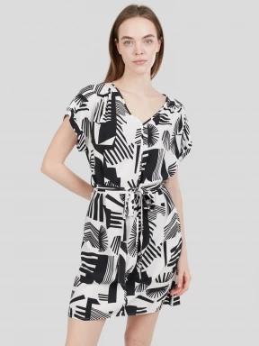 Fundango Palmetta Dress női ruha fekete színben 1