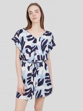 Fundango Palmetta Dress női ruha kék színben 1