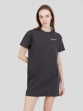 Fundango Swell Tee Dress női pólóruha fekete színben 1