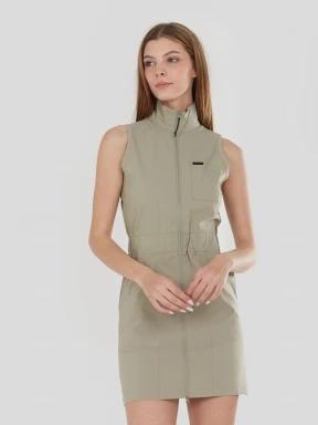 Fundango Huberta Dress női ruha zöld színben 1