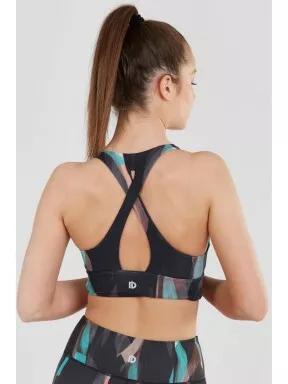 Fundango Vexx High Support Sportbra női sportmelltartó multikolor színben 3