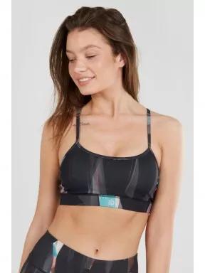 Fundango Cane Mid Support Sportbra női sportmelltartó multikolor színben 1