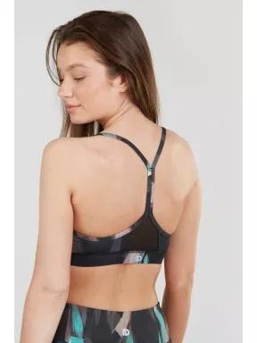 Fundango Cane Mid Support Sportbra női sportmelltartó multikolor színben 3