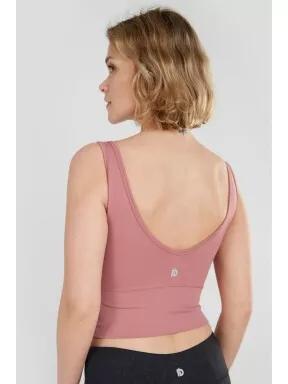 Fundango Croft Long Line Sportbra női sportmelltartó magenta színben 3