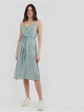 Fundango Naru Dress női ruha zöld színben 1