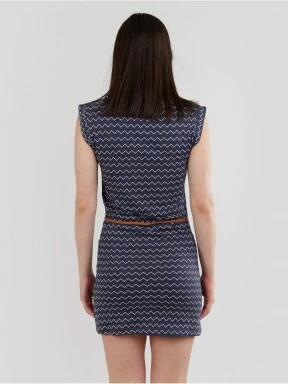 Fundango Sagitta Dress női ruha sötétkék színben 3