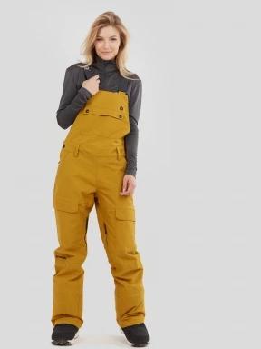 Fundango Sakura Bib Pants női sínadrág barna színben 1
